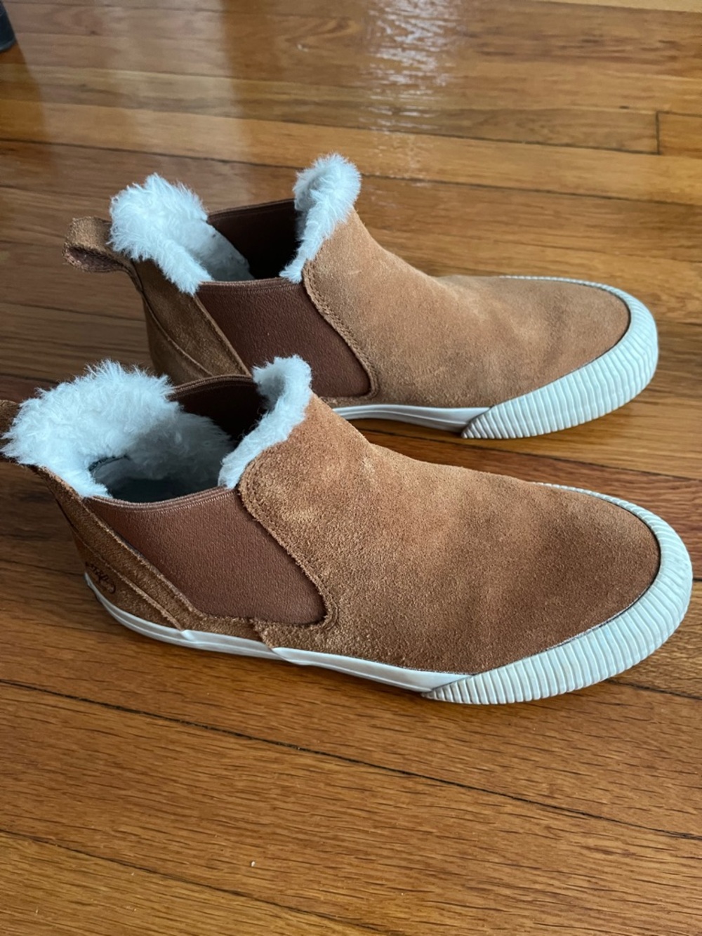 Timberland Skyla Bay Suede Warm Lined Slip-Ons Sneaker Boots Women’s Size 8.5